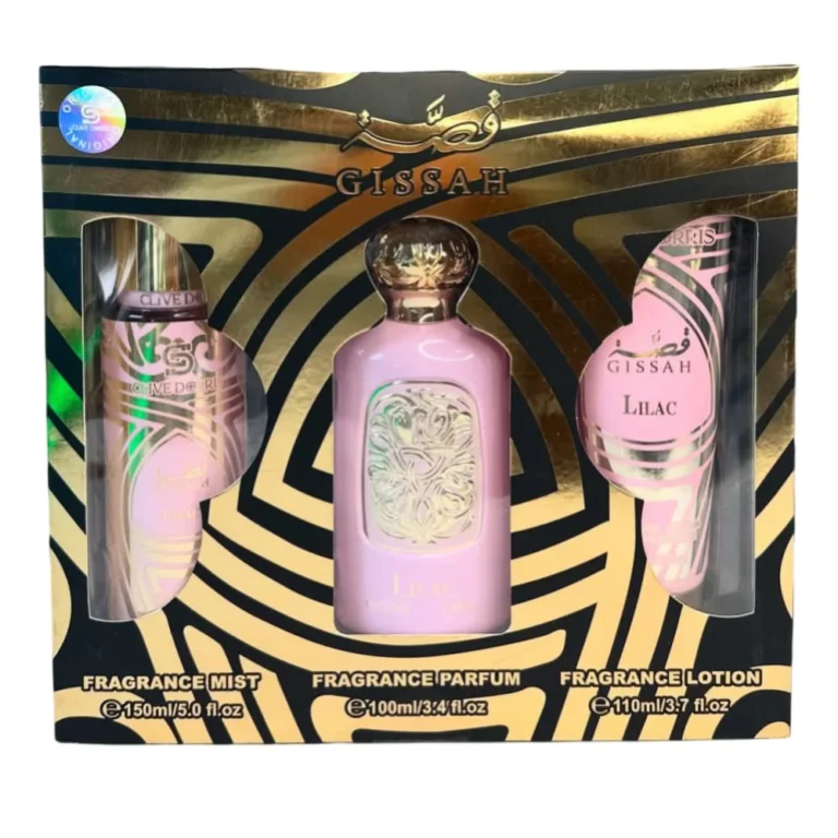 Coffret Parfum Gissah Lilac (150ml, 100ml, 110ml)
