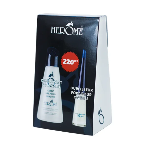 Herome Nail Polish Remover & Hardener Set