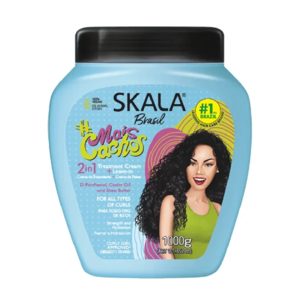 Skala Mais Cachos 2-in-1 Treatment Cream + Leave-In