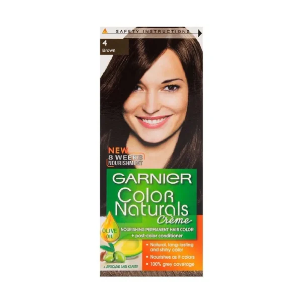 Garnier Color Naturals Permanent Hair Color 4 (Brown)
