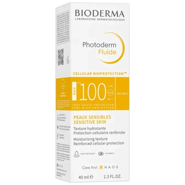 Bioderma Photoderm Max Fluide Spf 100 Teinte Claire 40ml