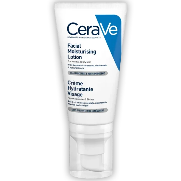 Cerave Crème Hydratante Visage Peau Normale à Sèche 52ml