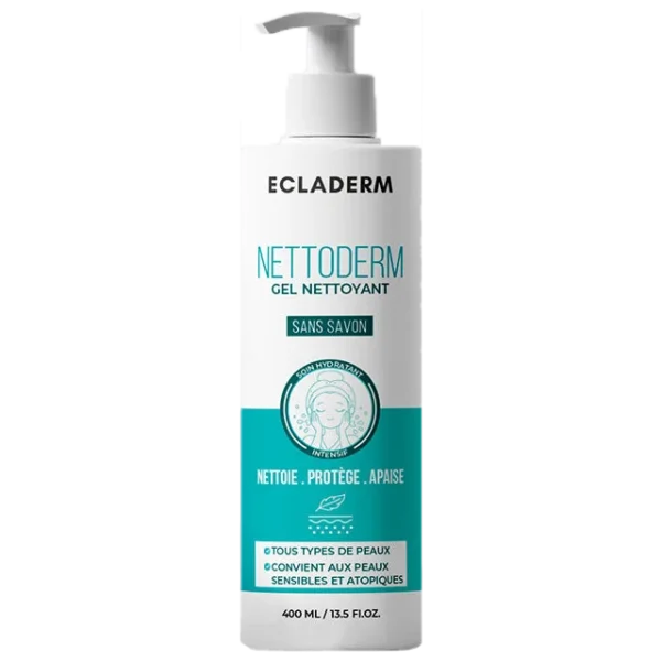Ecladerm Nettoderm Gel Nettoyant 200ml