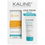 Kaline K.Sun Crème Hydratante Naturelle Claire Spf50+ 50ml + K.aqua Cold Cream