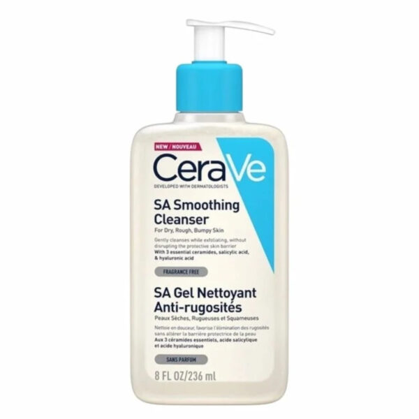 CeraVe SA Smoothing Cleanser Gel Nettoyant Anti-Rugosités 236 ml