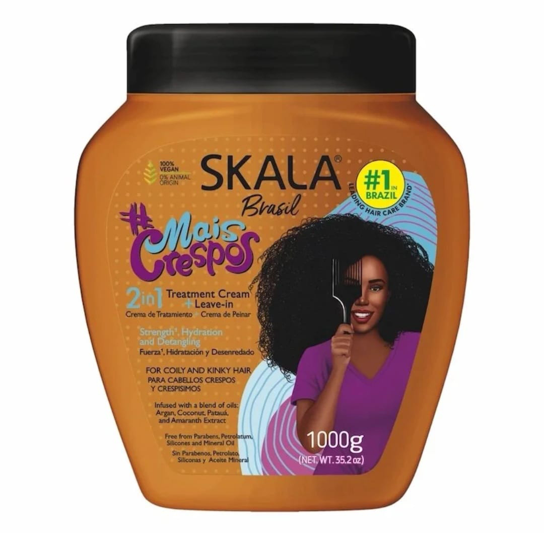 Skala Brasil Mais Crespos Crème de Traitement & Leave-In 1000 g Skala Brasil Mais Crespos Crème de Traitement & Leave-In 1000 g