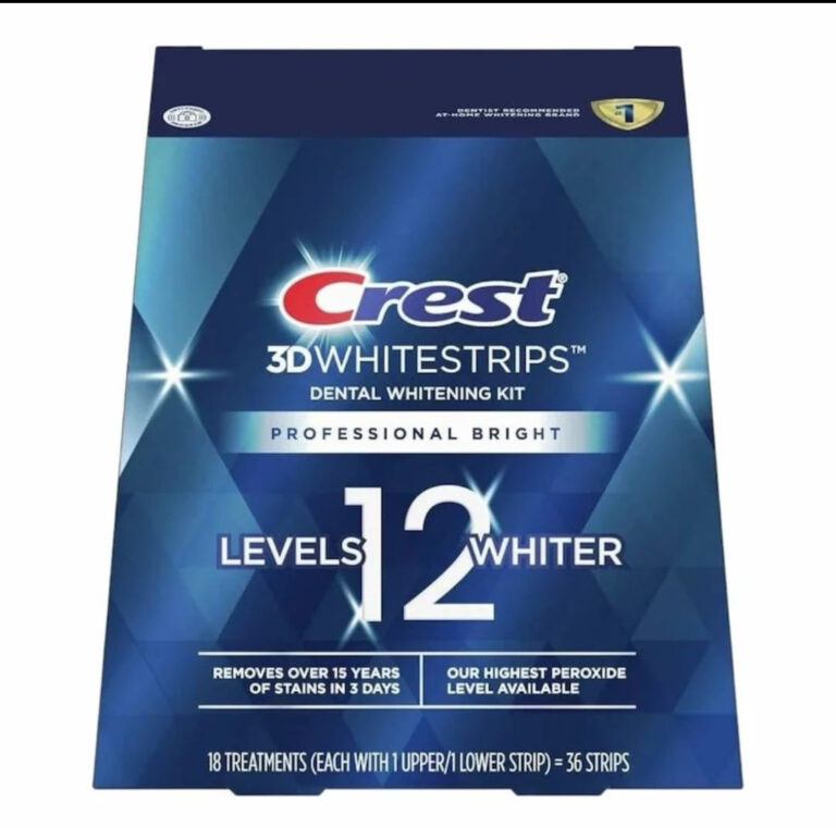 Crest 3D Whitestrips Professional Bright Kit Blanchiment Dentaire 18 traitements