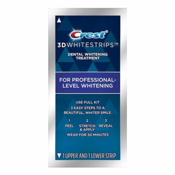 Crest 3D Whitestrips Bande Blanchissante 1 traitement
